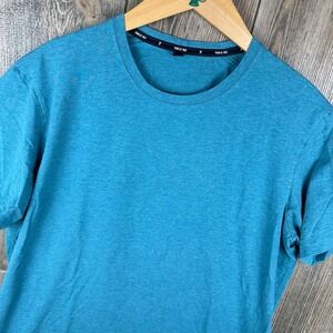 Public Rec Go To Active T-Shirt Mens Large Blue Pima Cotton Tencel Spandex